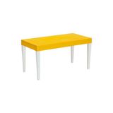 Junior Dikdörtgen Ergonomik Konforlu Anaokulu Kreş Çocuk Masası - Sarı