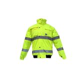 Junıor JN1021/P Waterproof Fosforlu Kolu Çıkmalı Polarlı Pilot Mont Sarı M Beden