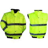 Junıor Junior Jn 1021F Kolu Çıkmalı Oxford Reflektörlü Mont (Sarı) - Renkli