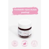 Juniper Natural Doğal Vişne Dudak Peelingi - Onarıcı, Arındırıcı, Besleyici, Vegan - 41 ml