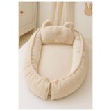 JUNİPERUS Tedy Peluş Müslin Peluş Babynest Bebek Yatağı Anne Yanı Yatağı