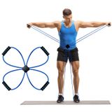Junkin 1 adet pilates direnç bandı, çapraz egzersiz bandı, elastik halka tüpü, pilates, reformer, rahat saplı, ev fitness ekipmanı, kadınlar için, vücut kasları, ton egzersizi, güç antrenmanı