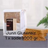 JUNN Glutensiz Karabuğday Ekmeği, Sade 1 x 1000 gr Mayasız, Aktive Edilmiş Karabuğday Tohumu - 1 kg