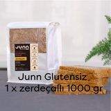 JUNN Glutensiz Karabuğday Ekmeği, Zerdeçallı 1 x 1000 gr Mayasız, Aktive Edilmiş Karabuğday Tohumu - 1 kg