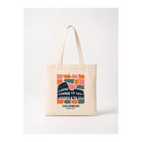 Junno Gift Roma Colosseum Desenli Lamineli Ham Bez Çanta - 35x40 cm
