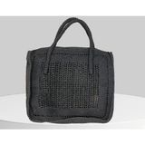 Juno İstanbul Juno Mirror Handmade Hasır Çanta - 00-Siyah