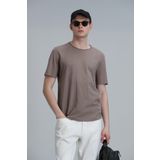 Junya Erkek Basic Tişört Deve Tüyü