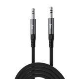 Juo 1 mt Stereo 3.5 mm TRS Jack Örgülü Aux Ses Kablosu
