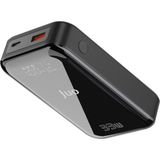 Juo 10000 mAh 33W LED Watt Amper Göstergeli Usb-A + Type-C Powerbank Taşınabilir Hızlı Şarj Cihazı - Siyah