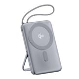 Juo 10000mAh Magsafe 15W Qi2 Sertifikalı Powerbank 22.5 Type-C Kablolu Standlı Taşınabilir Kablosuz Hızlı Şarj Cihazı