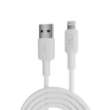 Juo 12W 2.4A USB-A to Lightning iPhone iPad Beyaz 2 mt Silikon Hızlı Şarj ve Data Kablosu