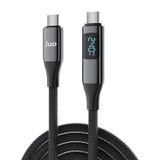 Juo 2 mt 240W USB 3.1 GeN2 10 GBPS E-Mark Çipli Led Display 4K 60 Hz Görüntü ve Type-C Hızlı Şarj Kablosu