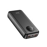 Juo 20000 mAh 22.5W Siyah Dijital Led Ekranlı Taşınabilir Hızlı Şarj Cihazı Powerbank