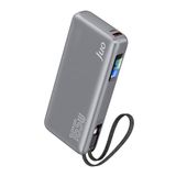 Juo 20000mAh 165W LED Ekranlı Type-C Kablolu Powerbank USB-A + USB-C Macbook Notebook Telefon Taşınabilir PD Hızlı Şarj Cihazı