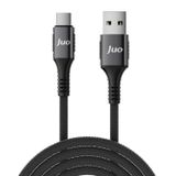 Juo 66W USB-A to Type-C Örgülü 2 mt Hızlı Şarj ve Data Kablosu