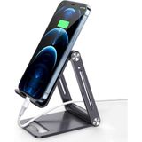 Juo Alüminyum Katlanabilir Metal Masaüstü Telefon Tutucu Standı Uzay Grisi - Renkli