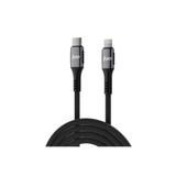 Juo iPhone iPad 27W USB Type-C to Lightning 2 mt Örgülü Hızlı Şarj ve Data Kablosu