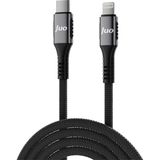 Juo JCBK271-B 27 W USB Type-C To Lightning Örgülü Hızlı Şarj 1-m
