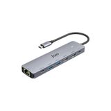 Juo Type-C 2*HDMI Dual MST 4K 60Hz Gigabit Ethernet Dönüştürücü 100W USB 3.2 Çoklayıcı Hub