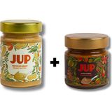 Jup %100 Badem & %100 Yer Fıstığı Ezmesi - 2'li Paket - 515 gr