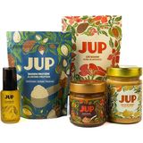 Jup Tanışma Paketi -Yerli Çiğ Badem/ Badem Ezmesi/ Badem Protein Tozu/ Soğuk Sıkım Tatlı Badem Yağı / Yer Fıstığı Ezmesi - 1
