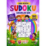 Jüpiter Çocuk Yayınları Çocuklar Için Zor Seviye Sudoku Kitabı - 9x9 Sudoku Bulmacaları - 180 Sudoku - Zeka ve Dikkat Geliştirici - A4 Büyük Boy - 44 Sayfa