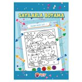 Jüpiter Çocuk Yayınları Sayılarla Boyama Kitabı – Seviye 2 | Çocuklar Için | 4-5 Yaş | 32 Sayfa | Kodlamalı Aktivite Serisi