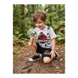 Jurasic World Jurassic World 2-9 Yaş 2 Li Şortlu Takım - Beyaz