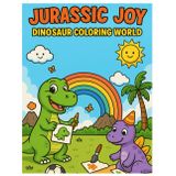 Jurassic Joy: Dinosaur Coloring World: A Fun-Filled Coloring Book for Kids Ages 6–12