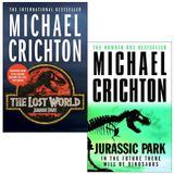 Jurassic Park, The Lost World: Jurassic Park Collection 2 Books Set by Michael Crichton