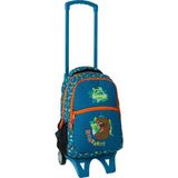 Jurassic World Çekçekli Okul Çantası 2121 Ergonomik Özellikli Su İticili Polyester Malzeme