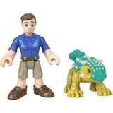 Jurassic World Imaginext Jurassic World Figürler Ankylosaurus Bumpy ve Ranger HCJ05