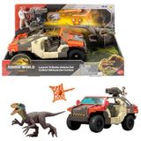 Jurassic World JGB59 Fırlatma ve Savaş Aracı Figürlü Oyun Seti
