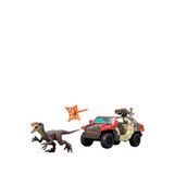 Jurassic World JGB59 Fırlatma ve Savaş Aracı Figürlü Oyun Seti
