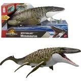 Jurassic World Rebirth Mosasaurus Aksiyon Figürü ve Mini Dilophosaurus, Geniş Çeneli Dinozor Oyu - Standart