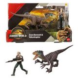 Jurassic World Rebith İnsan ve Dinozor Figürü Oyun Seti JGB82 - Dr. Henry Loomis Ve Pteranodon Jgb83