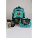 Jurassic World x Dekomus "t-Rex Force Collection" Jurassıc World Lisanslı Okul ve Beslenme Çantası,matara,beslenme Kabı Seti - 1 - 12M-Krem