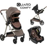 Jusso Quard Comfy Travel Sistem Bebek Arabası - Kahverengi