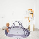 Jusso Toys Büyük Maceralar Dev Oyun Halısı 115*115 cm - Antrasit - 115 x 115 cm