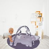 Jusso Toys Büyük Maceralar Dev Oyun Halısı 115*115 cm - Beyaz - 115 x 115 cm