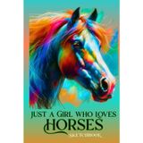 Just a Girl Who Loves Horses Sketchbook: Horse Sketch Book for Women Teen Girls Tweens Kids Art Supplies Sketching Doodling Coloring Writing Journaling Artist Hardcover Drawing Book for a Girl