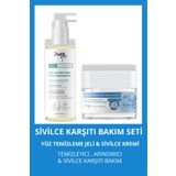 Just Art Sivilce Ve Akne Karşıtı Kurutucu Etkili Sivilce Önleyici Yüz Kremi ve Jel Bakım Seti
