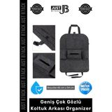 Just B7ack #otoorganizer Çok Gözlü Geniş Hazne Keçe Elastan Pratik Sökülüp Takılır Oto Koltuk Arkası Organizer - Ahşap - 0 - 1 Yaş
