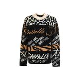 Just Cavalli 75OAFM08 Siyah Erkek Kazak