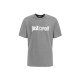 Just Cavalli 75OAHT00 Gri Melanj Erkek T-shirt