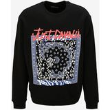 Just Cavalli 75OAIF04 Siyah Erkek Sweatshirt