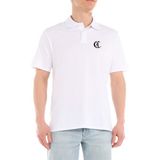 Just Cavalli 76PM650 S Jc Gothic Ric Erkek Polo T-Shirt - 760AGG17 - XL - Beyaz