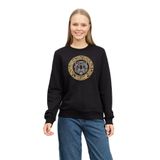 Just Cavalli Bisiklet Yaka Baskılı Sweatshirt, M, 5003220078, Siyah, kadın