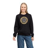 Just Cavalli Bisiklet Yaka Baskılı Sweatshirt, S, 5003220078, Siyah, kadın