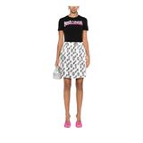Just Cavalli Bisiklet Yaka Baskılı T-Shirt, M, 5003068730, Siyah, Kadın